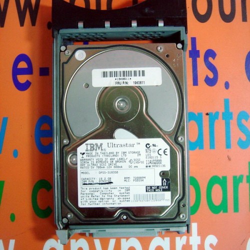 Ibm hard drive dpss-318350 / 07n3740 18.2gb / 7200rpm / 80pin